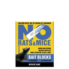 NO RATS & MICE 160gm Bait Blocks