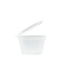 Portion Cup 70ml with Lid Attached TCC070 1000/CTN
