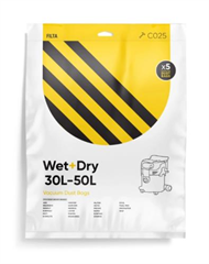 Vac Bags for WET & DRY 30L-50LT SMS C025 x 5