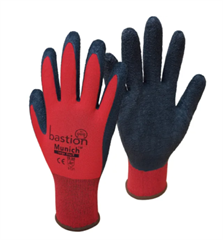 Gloves MUNICH Nylon RED Small (7) PAIR