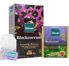 Tea Bags Dilmah Blackcurrant Foil Wrapped x 20