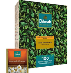 Tea Bags Dilmah Camomile Foil Wrapped 80217 x 100