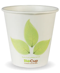 Cup 6oz LEAF Single Wall Coffee x 1000