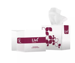 Tissues (Cott) CUBE Facial Livi 3ply 3301 65's x 24